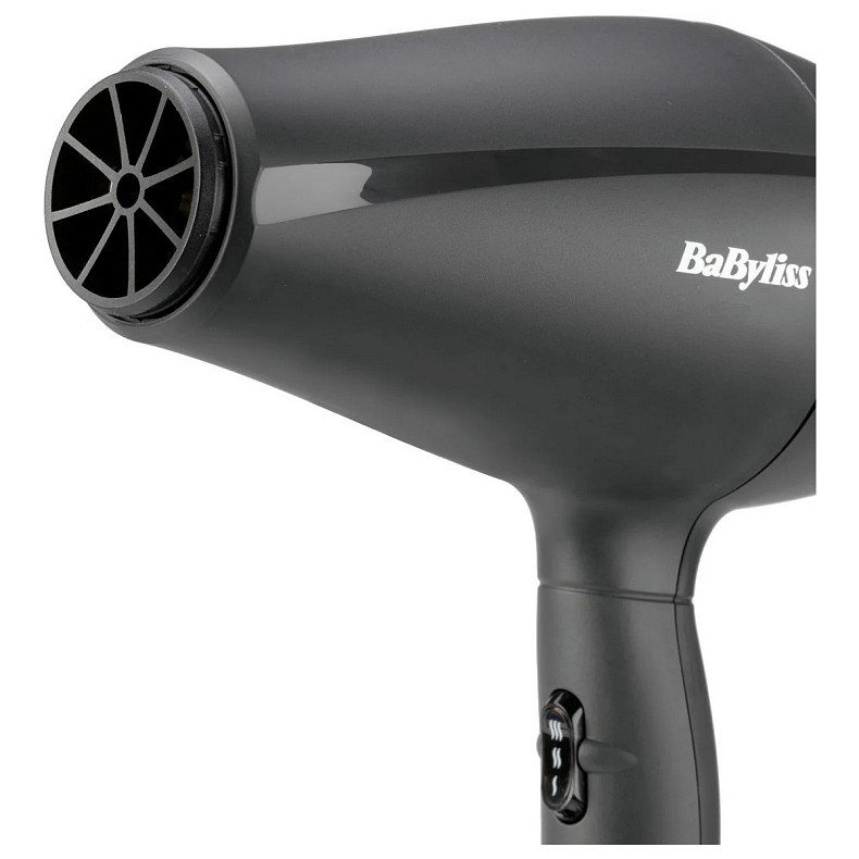 Фен Babyliss Super Light Pro, 2000Вт, 3 режими, HTDC мотор, тонкий концентратор 6 мм, чорний