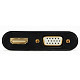 Адаптер-перехідник HDMI на HDMI/VGA+Аудио 3,5