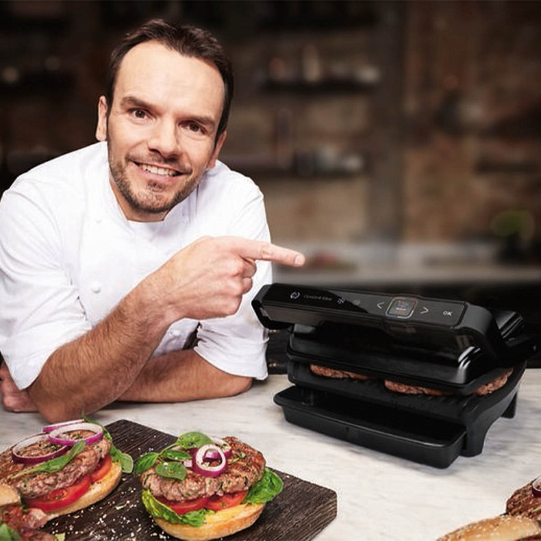 Гриль Tefal GC750830 OptiGrill Elite