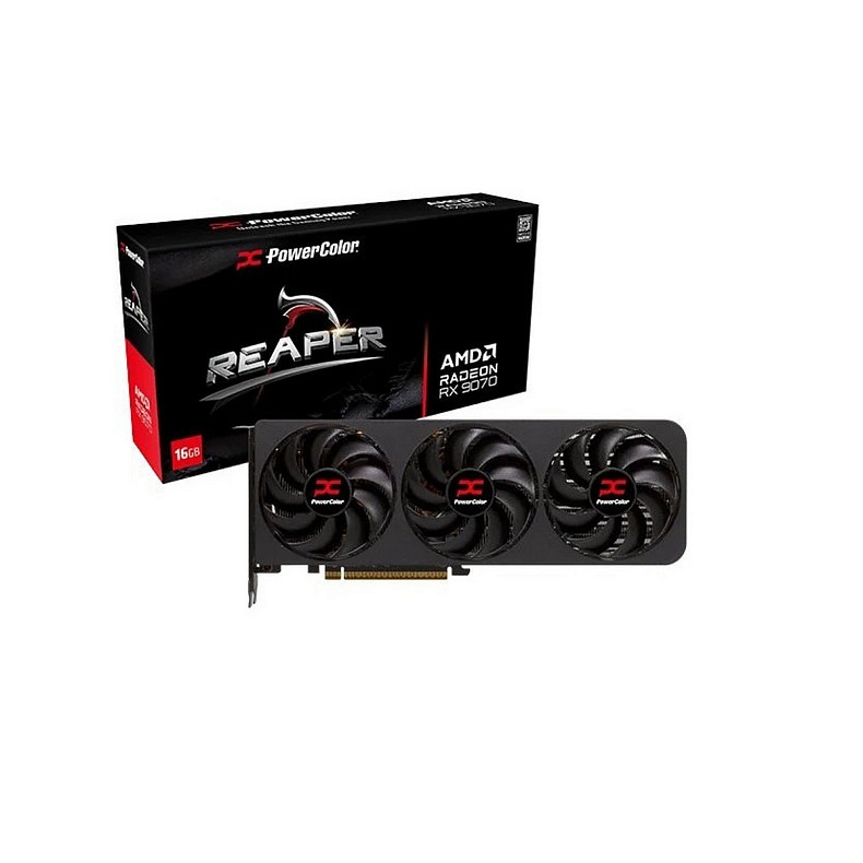 Відеокарта PowerColor Reaper Radeon RX 9070 16GB GDDR6 (RX9070 16G-A)