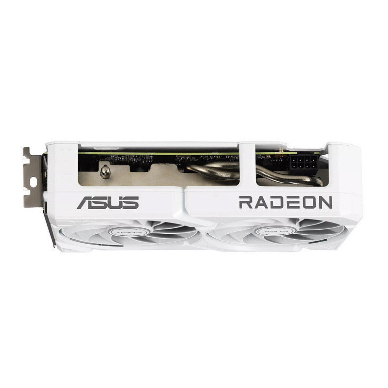 Вiдеокарта ASUS Radeon RX 9060 XT 16GB GDDR6 OC DUAL-RX9060XT-16G-WHITE білий
