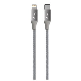 Кабель Ttec (2DK41UG) AlumiCable USB-C - Lightning 1.5м, Space Gray