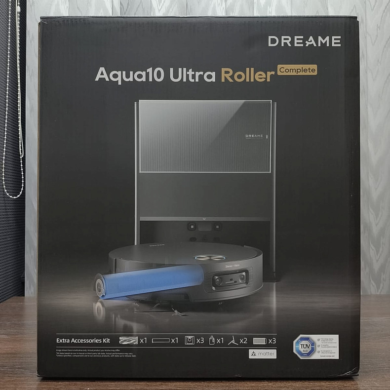 Робот-пилосос миючий Dreame Aqua 10 Ultra Roller Complete Black - Уцінка
