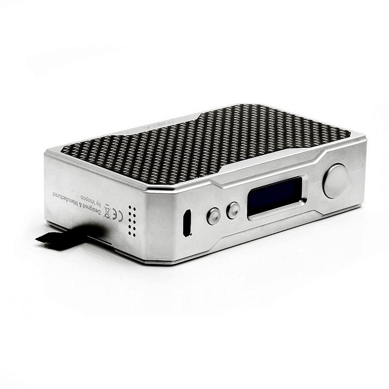 Батарейный мод VOOPOO DRAG 157W TC Box Mod Carbon Silver (VPDRG)
