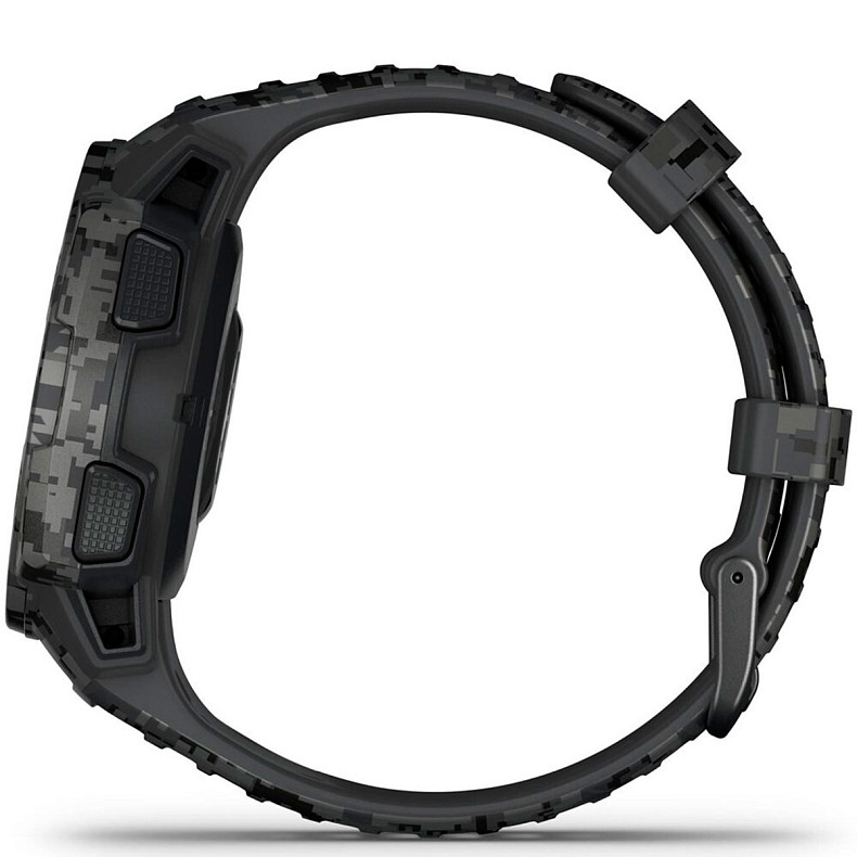 Спортивний годинник Garmin Instinct Solar Graphite Camo