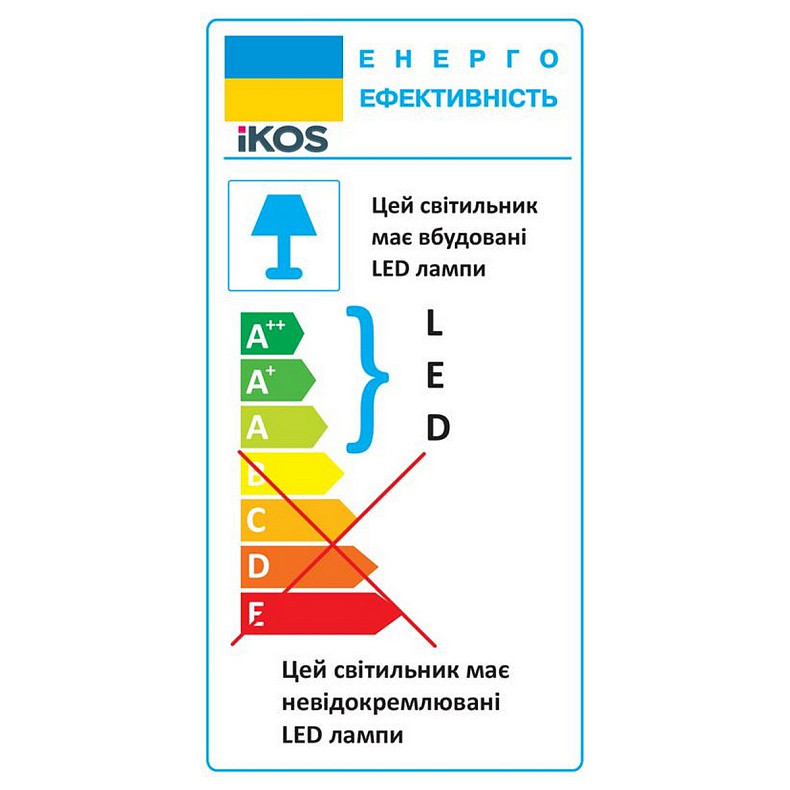 Світильник стельовий з пультом дистанційного керування Ikos Colo 52W 2800-6500К IP20 0003-BLG