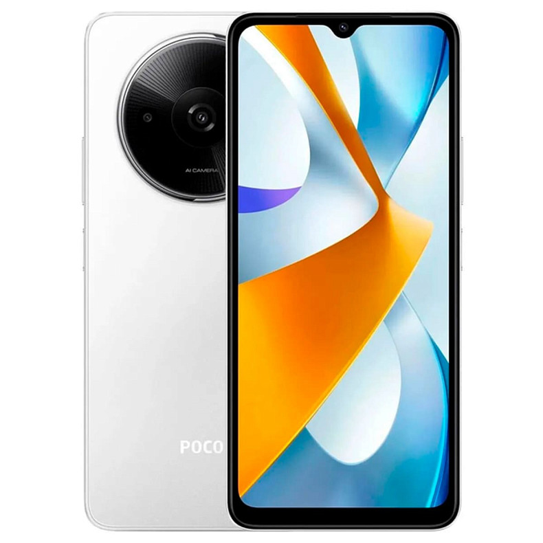 Смартфон Xiaomi Poco C61 4/128GB White EU