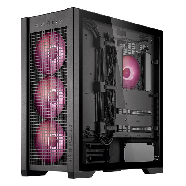 Корпус Asus TUF Gaming GT302 ARGB Black без БП (90DC00I0-B19000)