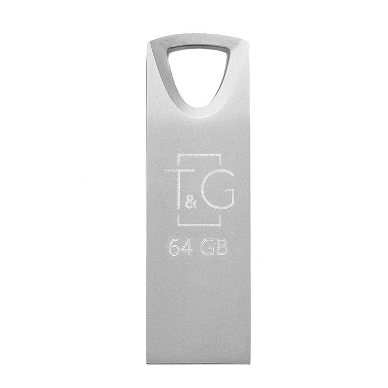 Флеш-накопитель USB 64GB T&G 117 Metal Series Silver (TG117SL-64G)