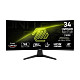 Монитор MSI 34" MAG 346CQ 2x HDMI, DP, Audio, VA, 3440x1440, 21:9, 180Hz, 1ms, sRGB 100%, CURVED, Ada