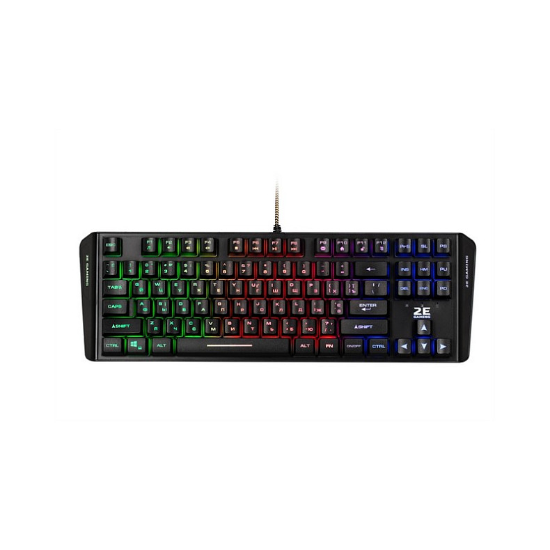 Клавиатура 2E Gaming KG355 LED Ukr Black USB (2E-KG355UBK)