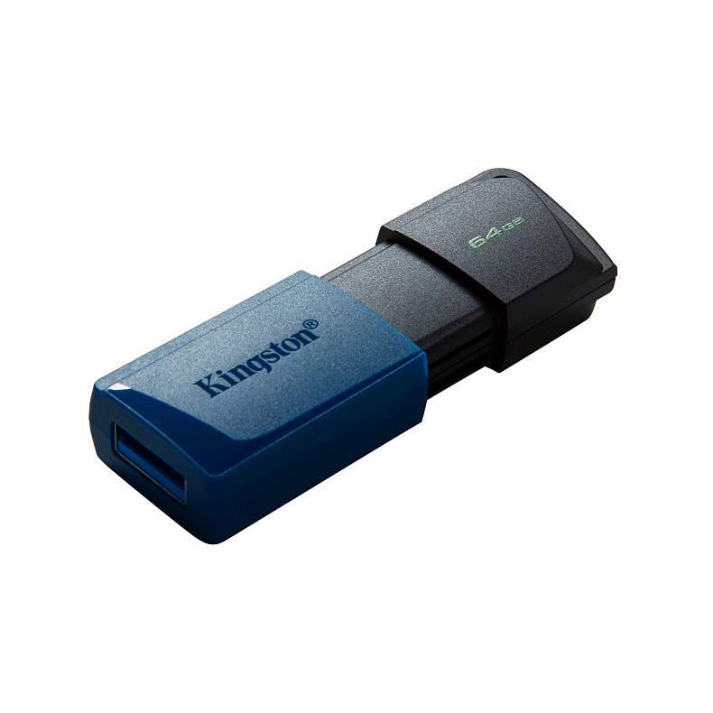 Флеш-накопичувач USB3.2 64GB Kingston DataTraveler Exodia M Black/Blue (DTXM/64GB)