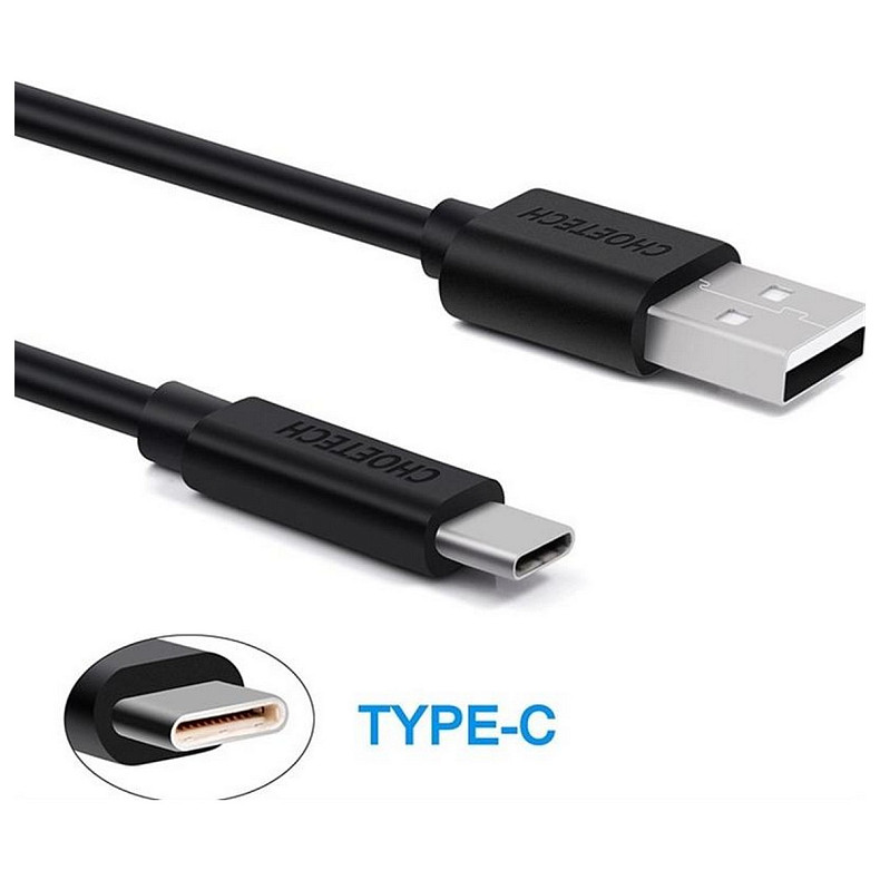 Кабель Choetech USB - USB-C, 2м (AC0003)