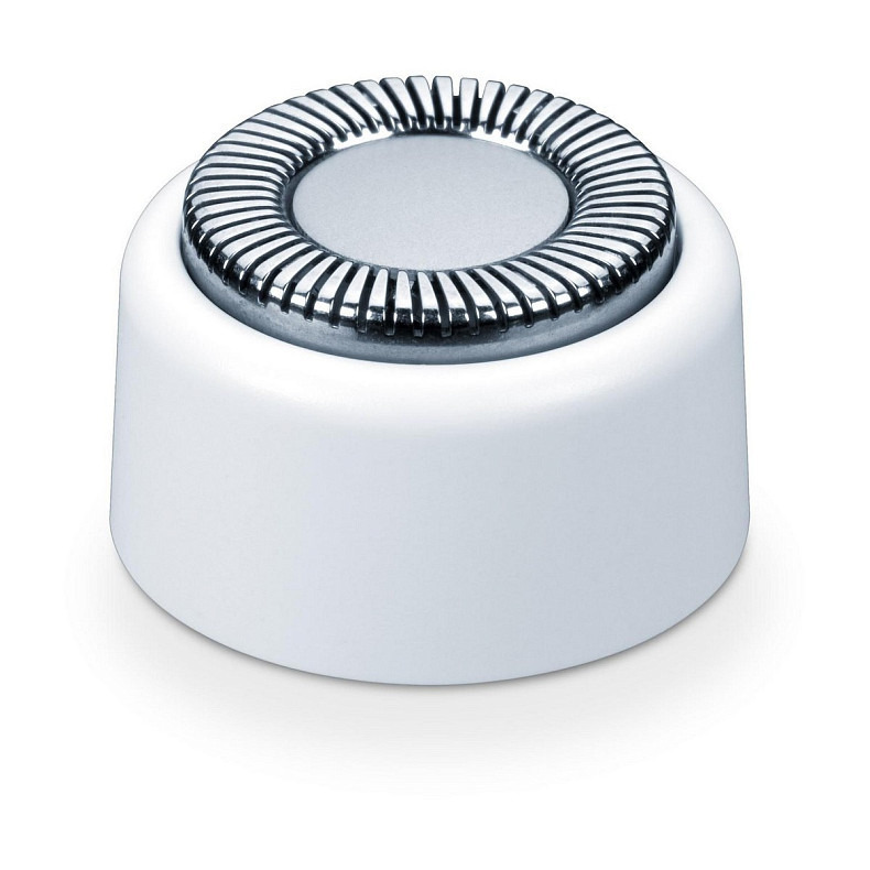 Тример Beurer для носа, вух та брів, жіночий, ААx1, насадок-2, сталь, біло-рожевий