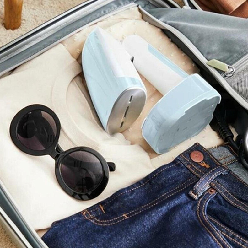 Отпариватель Tefal компактный ACCESS'STEAM POCKET, 1300Вт, постоянная пара – 20гр, бело-голубой