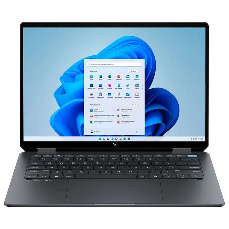 Ноутбук HP OmniBook Ultra Flip x360 14-fh0013ru 14" 2.8K OLED Touch, Intel U7-258V, 32GB, F1TB, UMA,