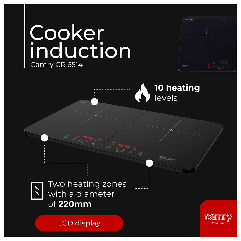 Плита настільна Camry CR 6514