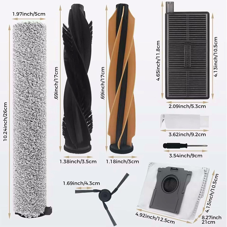 Набір аксесуарів для пилососа Dreame Aqua10 Ultra Roller Complete/Aqua10 Ultra Roller/Aqua10 Roller
