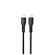 Кабель XO NBQ231A-Ci USB Type-C - Lightning (M/M), 1 м, Black (NB-Q231A-CI.black)