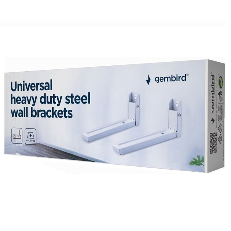 Універсальні настінні кронштейни, роздвiжнi, до 30 кг, метал