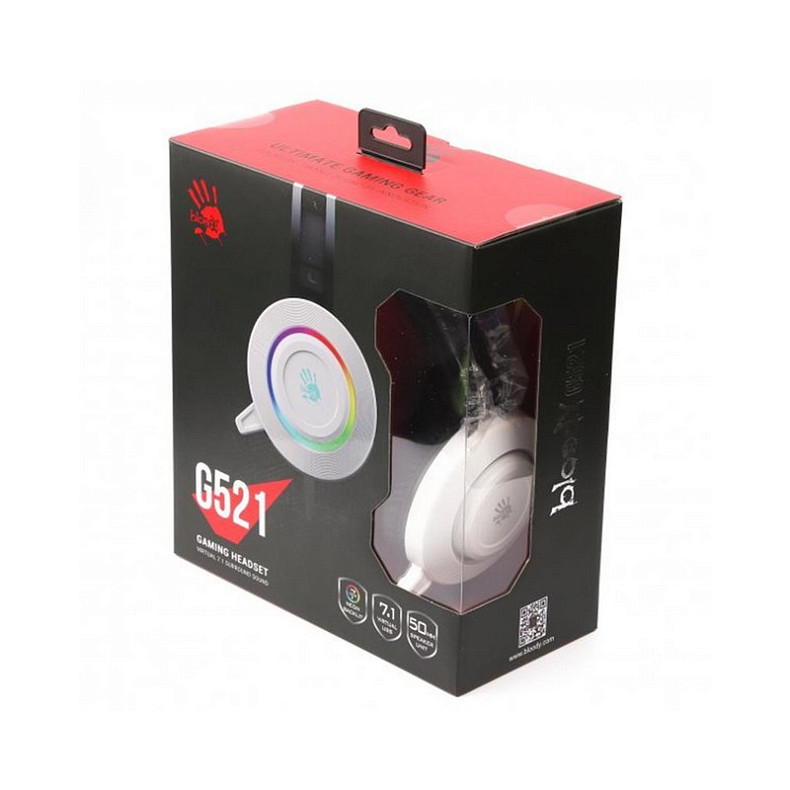 Гарнитура A4Tech Bloody G521 White