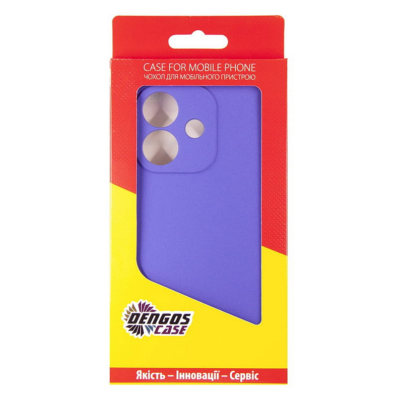 Чeхол-накладка Dengos Carbon для Oppo A3X Purple (DG-TPU-CRBN-217)