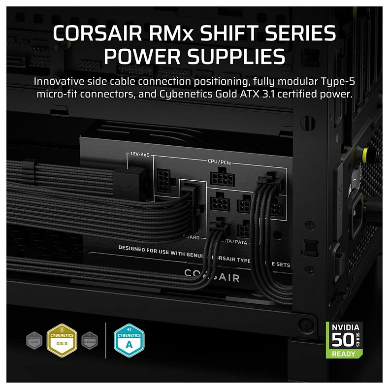 Блок питания Corsair RM850x Shift ATX 3.1 850W (CP-9020299-EU)
