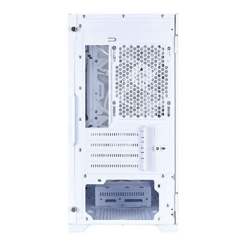 Корпус 1stPlayer D4-M-WH-2F1P-W-1F1-W White