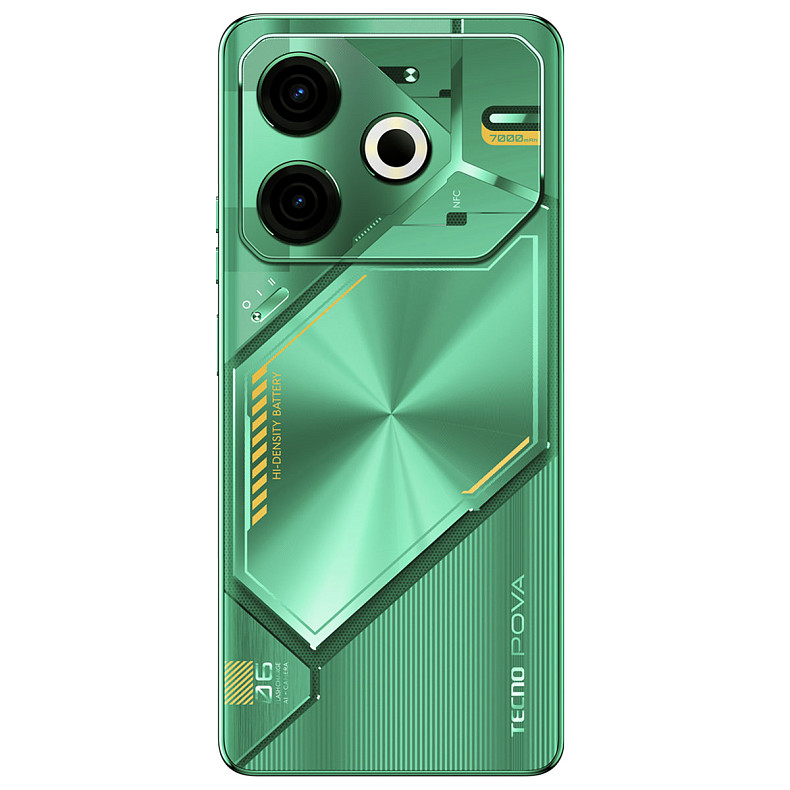 Смартфон Tecno Pova 6 Neo (LI6) 8/128GB Comet Green (4894947021039)