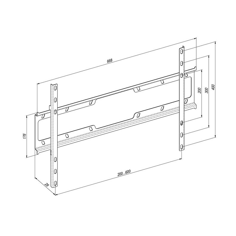 Кронштейн для ТВ 40-80" Simpler від KSL 68EP