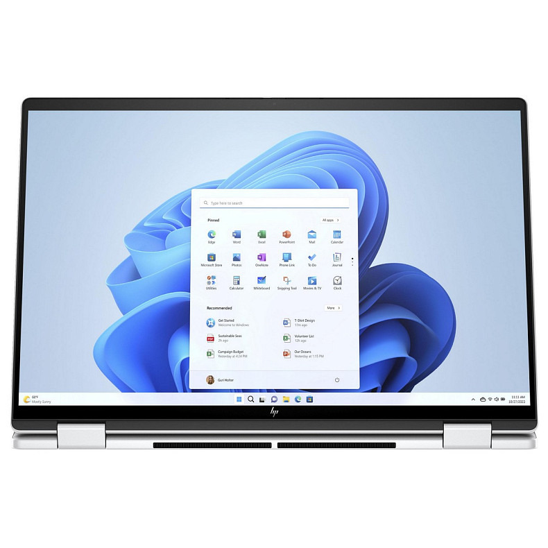 Ноутбук HP Envy x360 16-ac0003ua 16" WUXGA IPS Touch, Intel U5-125U, 16GB, F512GB, UMA, Win11, срібл