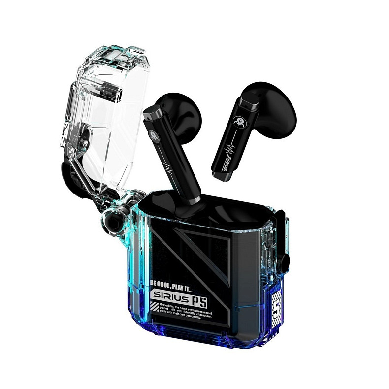 Наушники Gravastar Sirius P5 Transparent Blue (GRAVASTARP5_XTAL_BLU_V2)