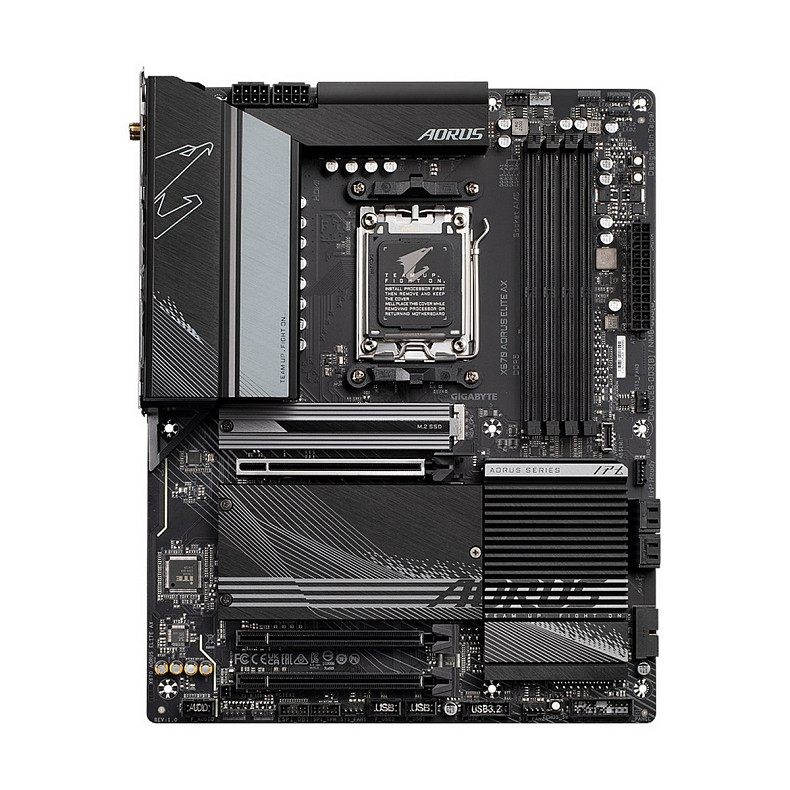 Материнська плата Gigabyte X670 Aorus Elite AX Socket AM5