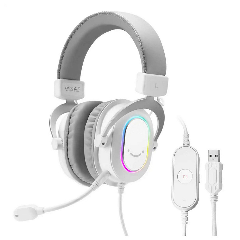 Гарнитура Fifine RGB H6W White