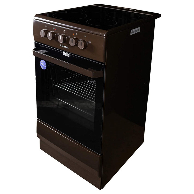 Плита Hansa електрична, 50х60см, 68л, коричневий