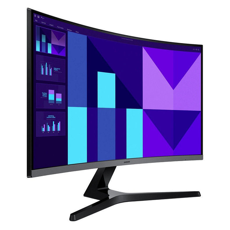 Монитор Samsung 27" Essential S3 S27D390G (LS27D390GAIXUA) VA Black Curved 100Hz