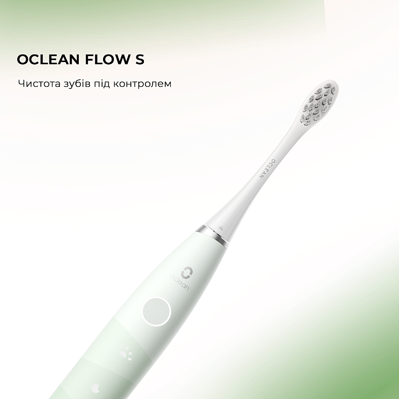 Электрическая зубная щетка Oclean Flow S Green