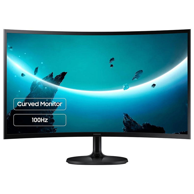 Монітор Samsung 27" Essential S3 LS27D360 (LS27D360GAIXCI) VA Black Curved 100Hz