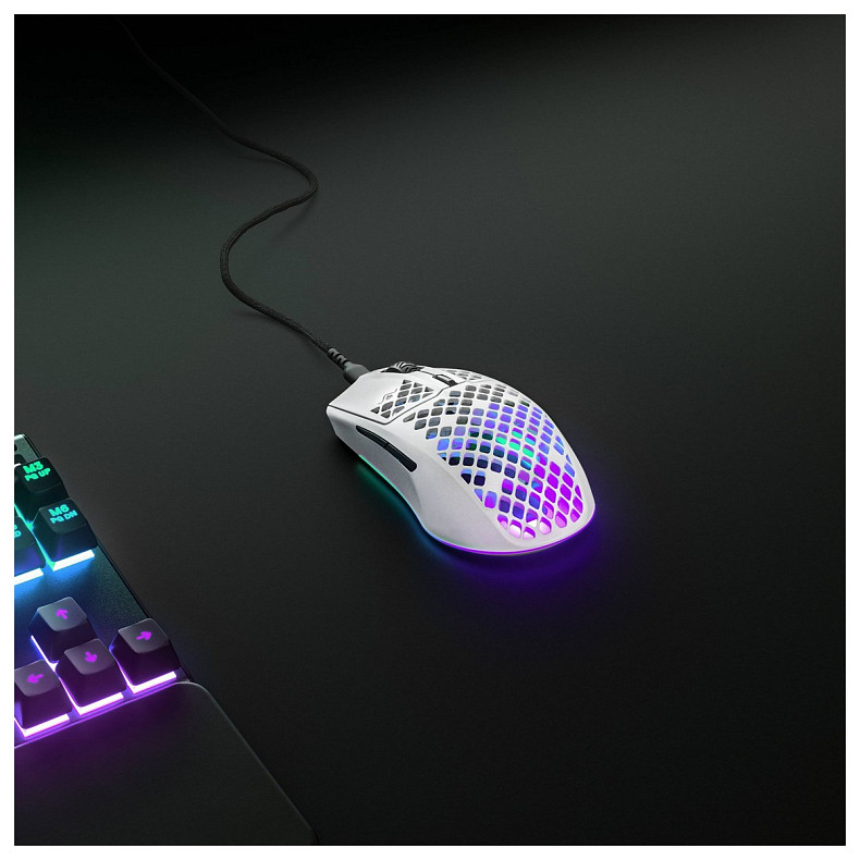 Мышь SteelSeries Aerox 3 (62603) White USB