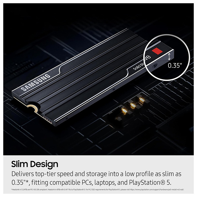 Накопитель SSD Samsung 9100PRO + радиатор M.2 1TB PCIe 5.0