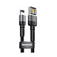 Кабель Baseus Cafule USB-Lightning, 2.4A, 1м Black (6953156283343)