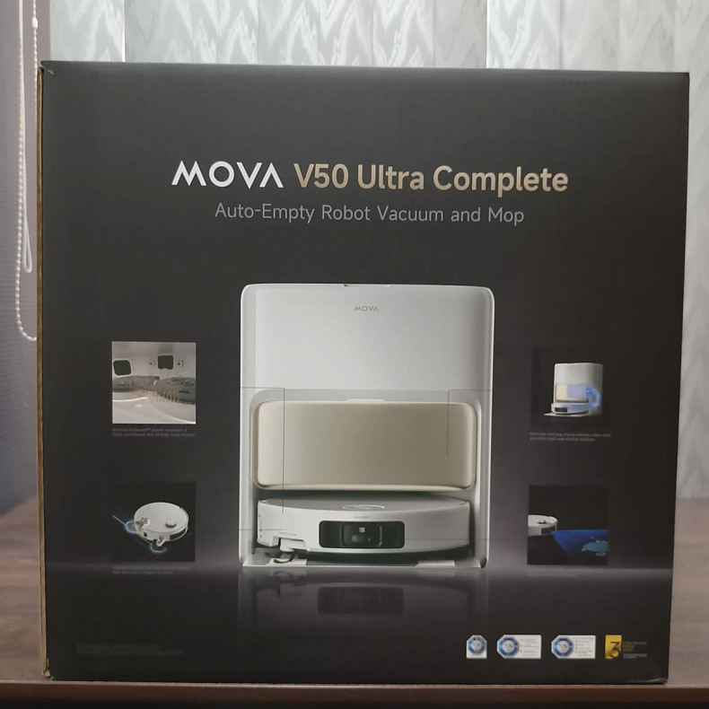 Робот-пилосос MOVA V50 Ultra Complete White EUA -- Уцінка