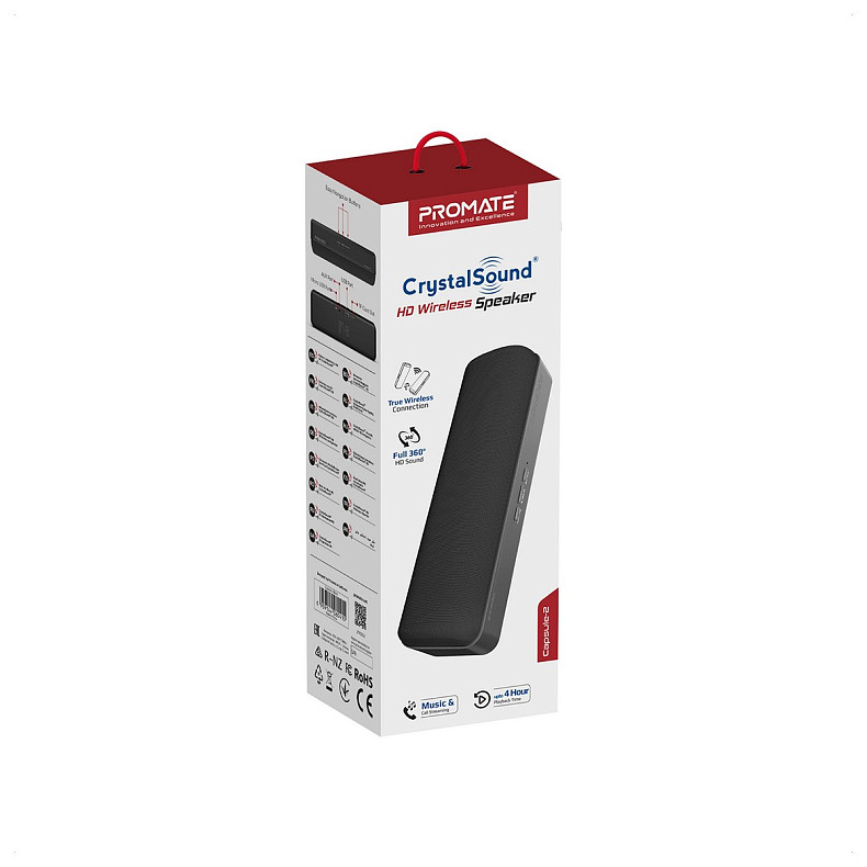 Акустическая система Promate Capsule-2 6W Black