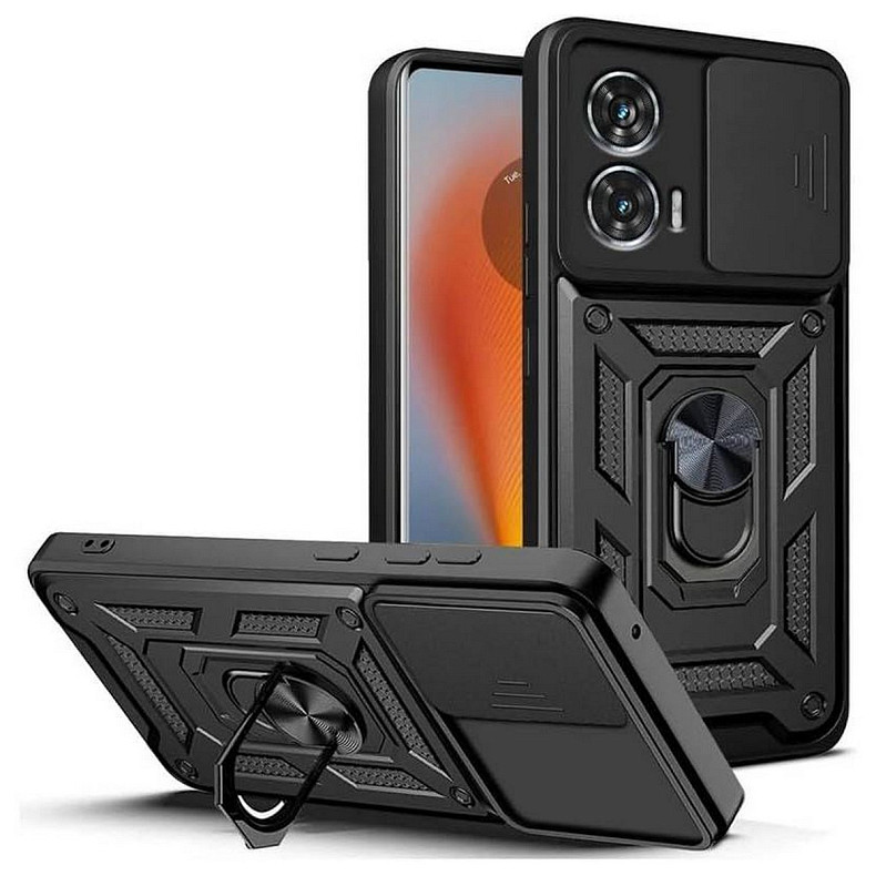 Чeхол-накладка BeCover Military для Motorola Moto G85 Black (712163)