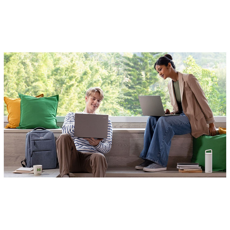 Ноутбук Acer Aspire 14 A14-52M 14" WUXGA OLED, Intel U5-226V, 16GB, F512GB, UMA, Win11, сірий