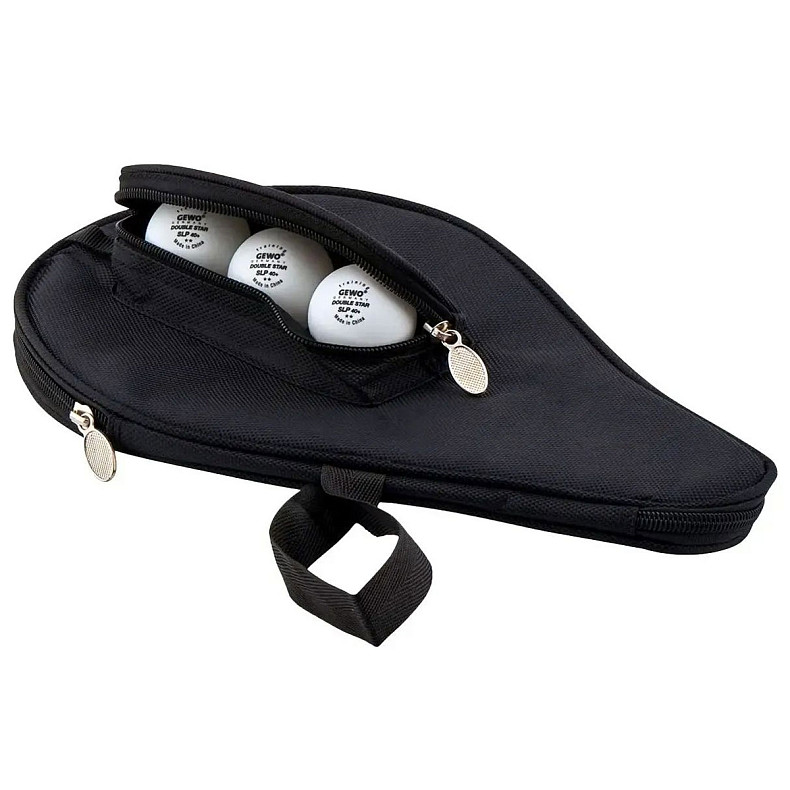 Чохол для ракетки Gewo Round Cover Master з відділенням для м'ячів Black/Red (89679130)