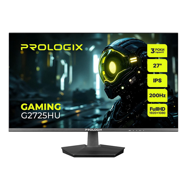 Монитор Prologix Gaming 27" G2725HU IPS Black 200Hz
