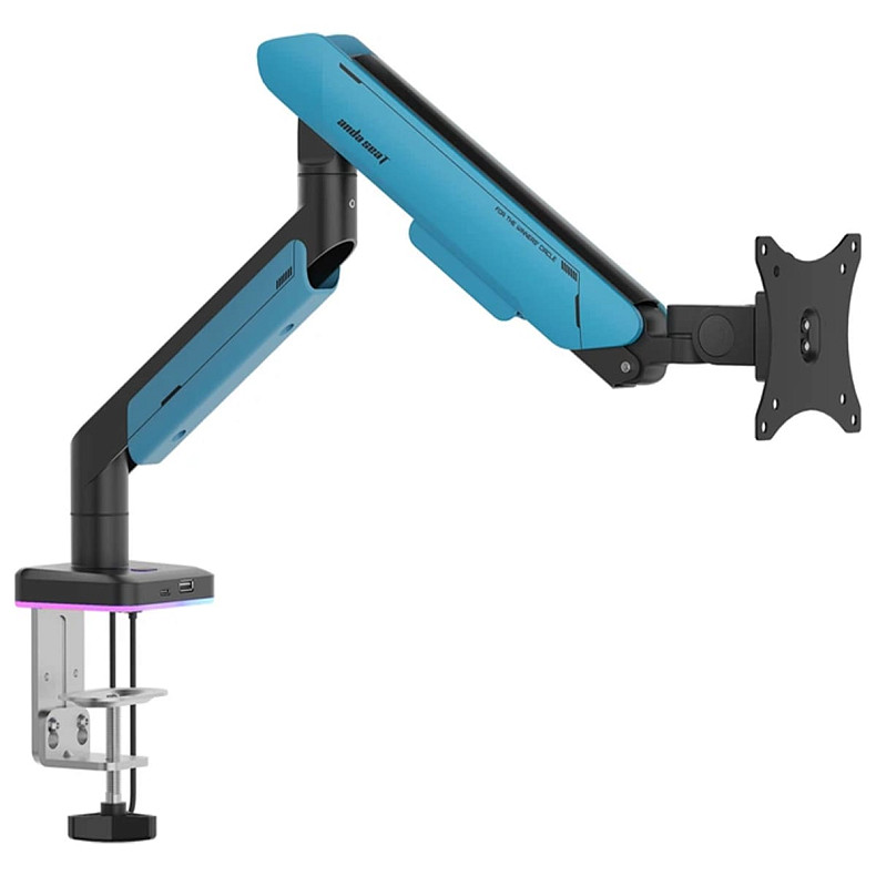 Настільне кріплення Anda Seat Stealth Pro II RGB 17’’-42’’ Blue