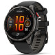 Спортивний годинник GARMIN Fenix ??8 Pro 51 mm AMOLED Sapphire Carbon Gray DLC Titanium with Black/Pebble Gray Silicone Band (010-03199-00)