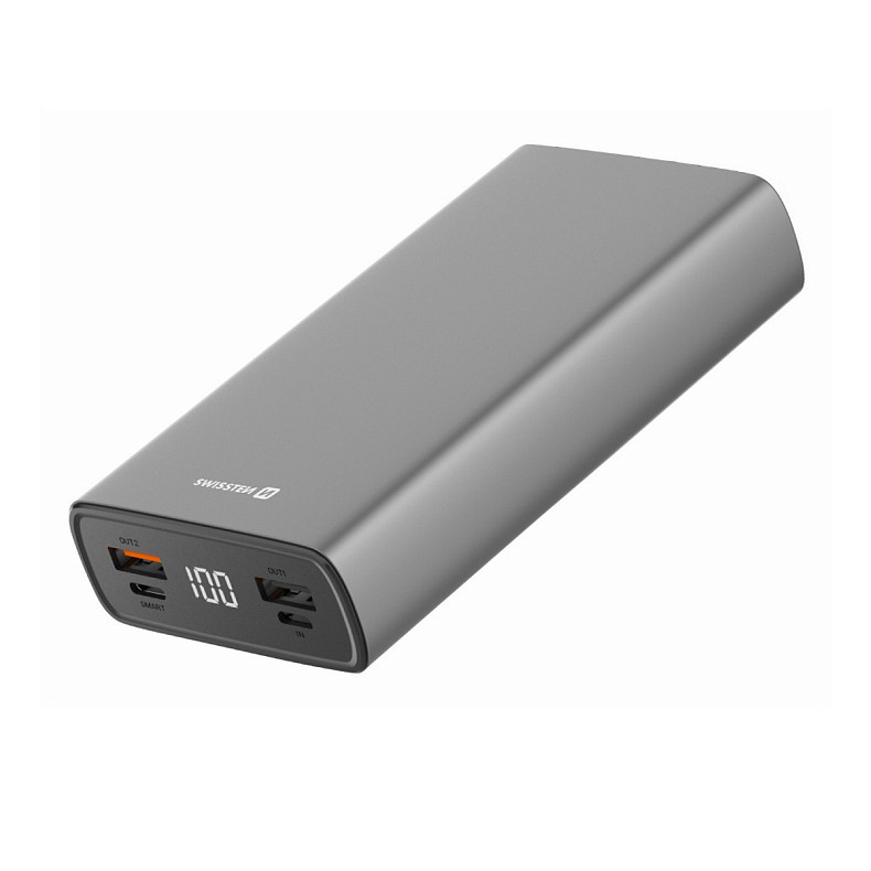 Универсальная мобильная батарея Swissten 20000mAh 20W Grey (8595217479852)